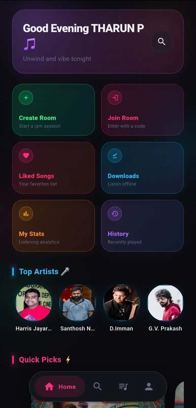 Discover Screen